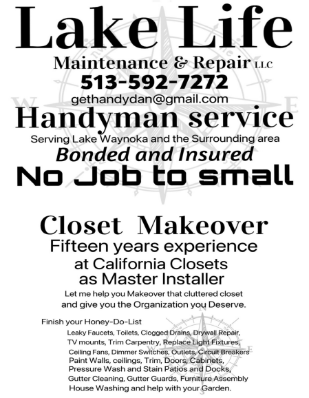Lake Life Maintenance & Repair LLC Advertisement